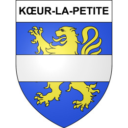 Kœur-la-Petite Sticker wappen, gelsenkirchen, augsburg, klebender aufkleber