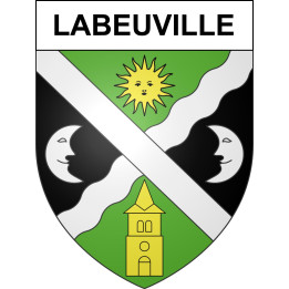 Labeuville 55 ville sticker blason écusson autocollant adhésif