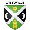 Stickers coat of arms Labeuville adhesive sticker