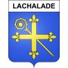 Stickers coat of arms Lachalade adhesive sticker