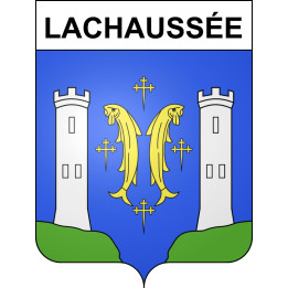 Lachaussée 55 ville sticker blason écusson autocollant adhésif