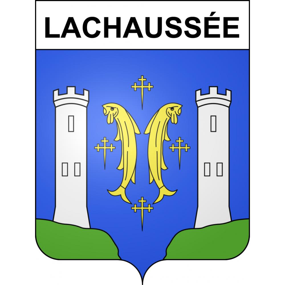 Lachaussée Sticker wappen, gelsenkirchen, augsburg, klebender aufkleber
