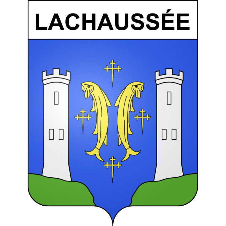 Lachaussée Sticker wappen, gelsenkirchen, augsburg, klebender aufkleber