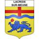 Adesivi stemma Lacroix-sur-Meuse adesivo