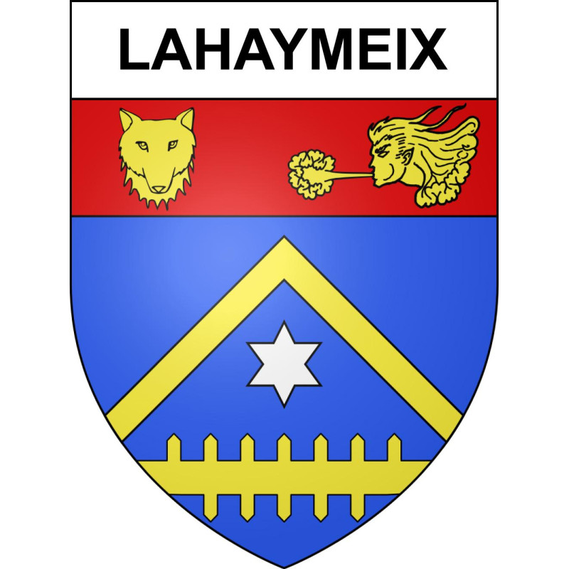 Adesivi stemma Lahaymeix adesivo