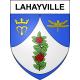 Lahayville 55 ville sticker blason écusson autocollant adhésif