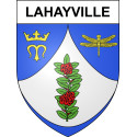 Lahayville Sticker wappen, gelsenkirchen, augsburg, klebender aufkleber