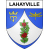 Lahayville 55 ville sticker blason écusson autocollant adhésif
