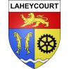 Laheycourt Sticker wappen, gelsenkirchen, augsburg, klebender aufkleber