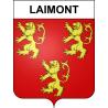 Pegatinas escudo de armas de Laimont adhesivo de la etiqueta engomada