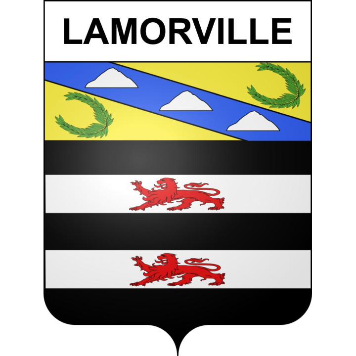 Stickers coat of arms Lamorville adhesive sticker