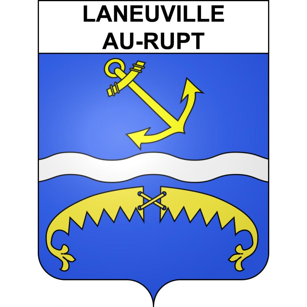 Laneuville-au-Rupt 55 ville sticker blason écusson autocollant adhésif