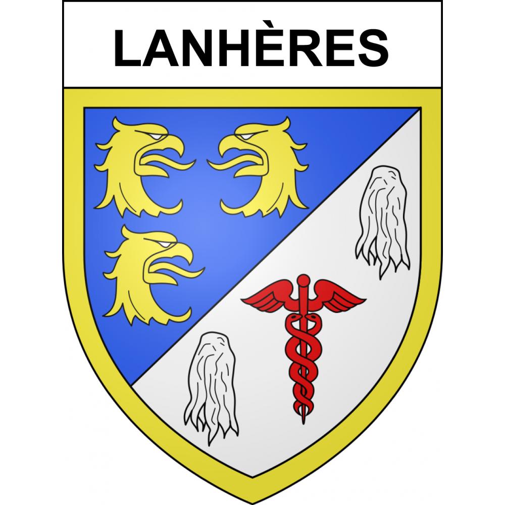 Adesivi stemma Lanhères adesivo
