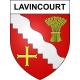 Pegatinas escudo de armas de Lavincourt adhesivo de la etiqueta engomada