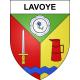 Lavoye 55 ville sticker blason écusson autocollant adhésif