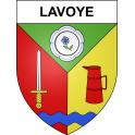Adesivi stemma Lavoye adesivo