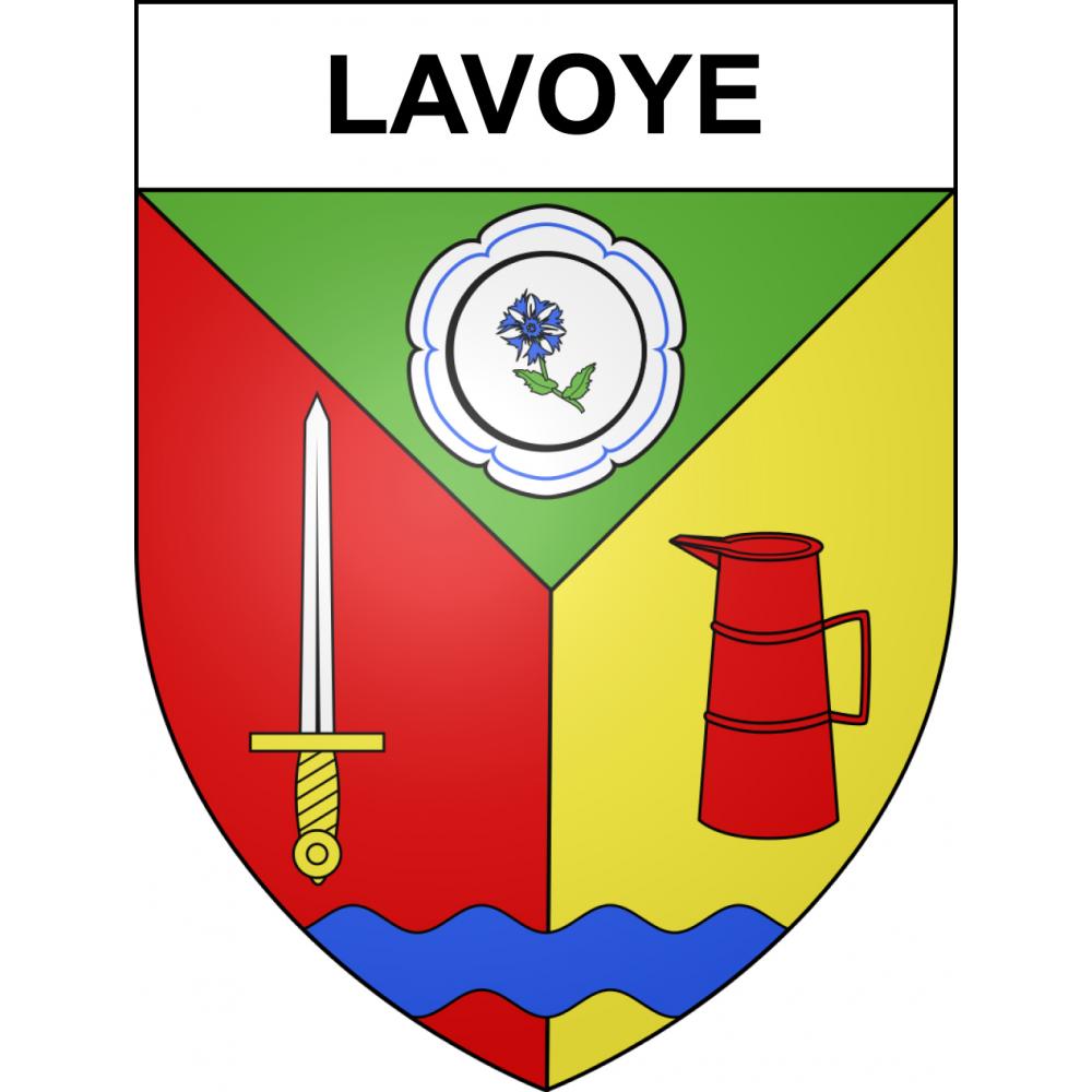 Lavoye Sticker wappen, gelsenkirchen, augsburg, klebender aufkleber