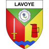 Stickers coat of arms Lavoye adhesive sticker