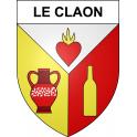 Le Claon Sticker wappen, gelsenkirchen, augsburg, klebender aufkleber