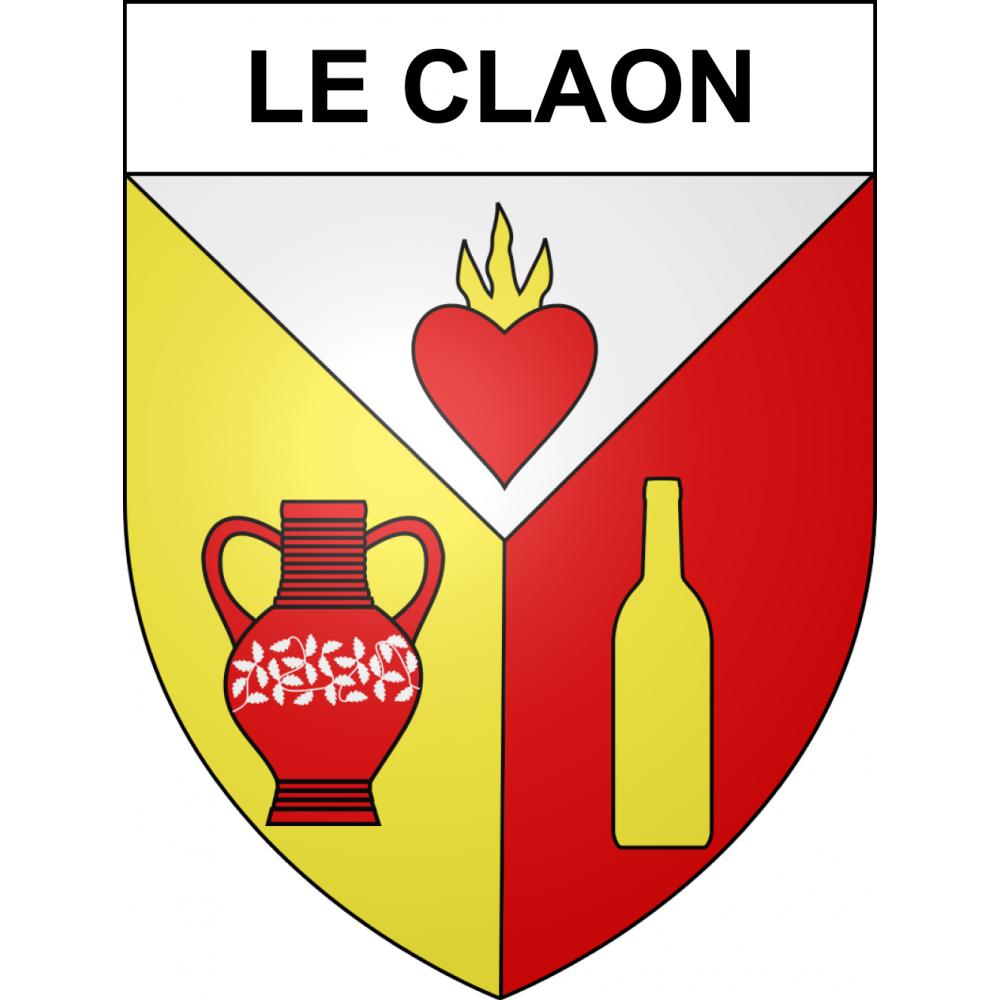 Le Claon 55 ville sticker blason écusson autocollant adhésif