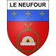 Le Neufour 55 ville sticker blason écusson autocollant adhésif