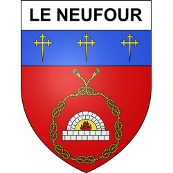 Stickers coat of arms Le Neufour adhesive sticker