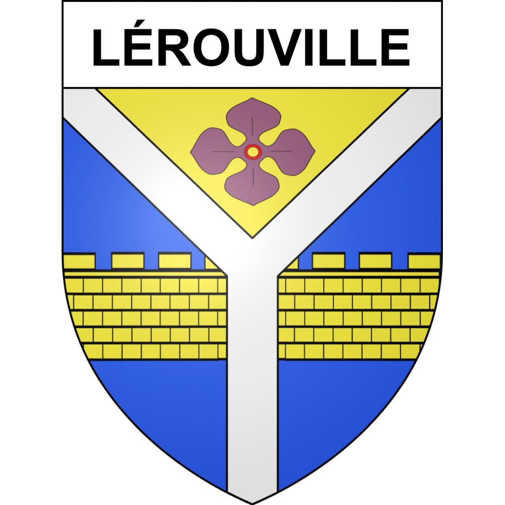 Lérouville 55 ville sticker blason écusson autocollant adhésif