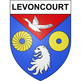 Stickers coat of arms Levoncourt adhesive sticker