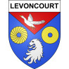 Levoncourt 55 ville sticker blason écusson autocollant adhésif