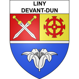 Stickers coat of arms Liny-devant-Dun adhesive sticker