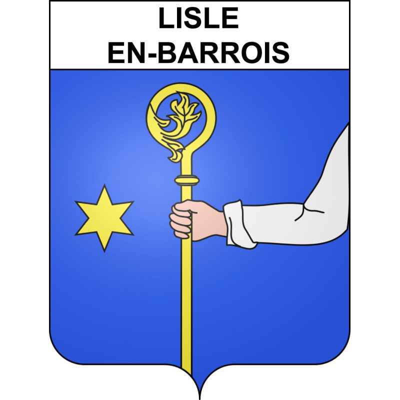 Adesivi stemma Lisle-en-Barrois adesivo