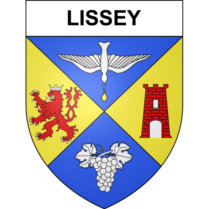 Stickers coat of arms Lissey adhesive sticker