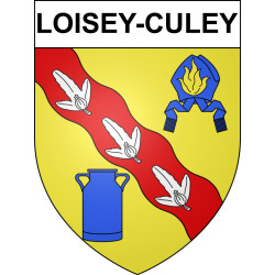 Loisey-Culey Sticker wappen, gelsenkirchen, augsburg, klebender aufkleber