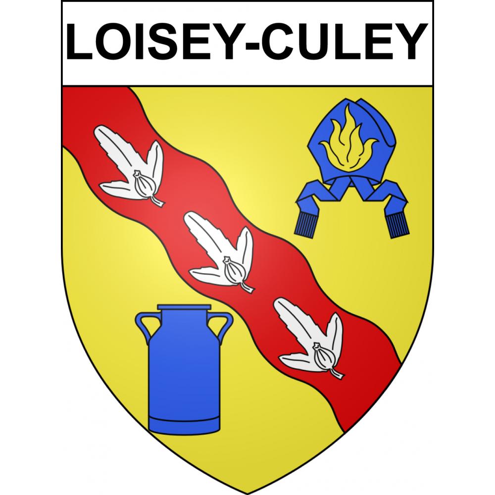 Loisey-Culey 55 ville sticker blason écusson autocollant adhésif