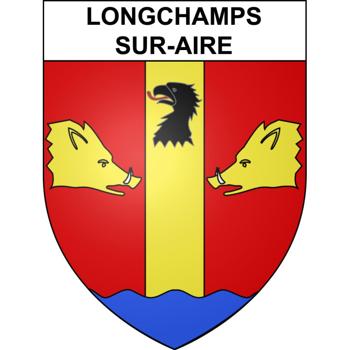 Stickers coat of arms Longchamps-sur-Aire adhesive sticker