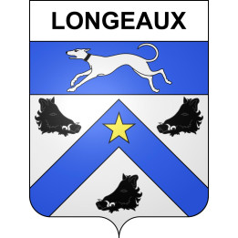 Longeaux 55 ville sticker blason écusson autocollant adhésif