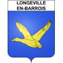 Longeville-en-Barrois 55 ville sticker blason écusson autocollant adhésif