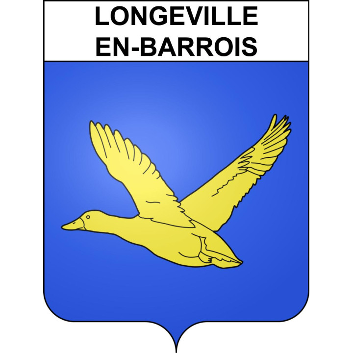 Stickers coat of arms Longeville-en-Barrois adhesive sticker