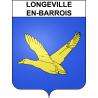 Pegatinas escudo de armas de Longeville-en-Barrois adhesivo de la etiqueta engomada