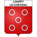 Louppy-le-Château 55 ville sticker blason écusson autocollant adhésif