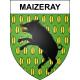 Pegatinas escudo de armas de Maizeray adhesivo de la etiqueta engomada