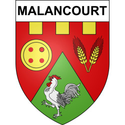 Adesivi stemma Malancourt adesivo