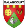 Malancourt Sticker wappen, gelsenkirchen, augsburg, klebender aufkleber