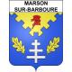 Pegatinas escudo de armas de Marson-sur-Barboure adhesivo de la etiqueta engomada