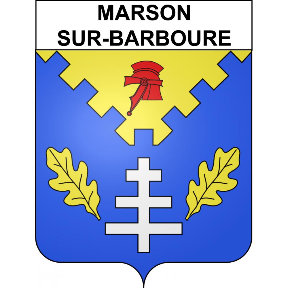 Adesivi stemma Marson-sur-Barboure adesivo