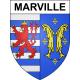 Marville Sticker wappen, gelsenkirchen, augsburg, klebender aufkleber
