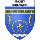 Maxey-sur-Vaise Sticker wappen, gelsenkirchen, augsburg, klebender aufkleber