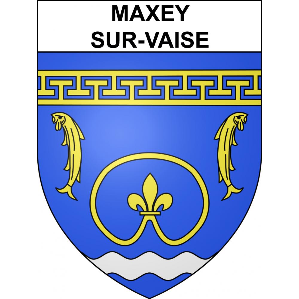 Maxey-sur-Vaise Sticker wappen, gelsenkirchen, augsburg, klebender aufkleber