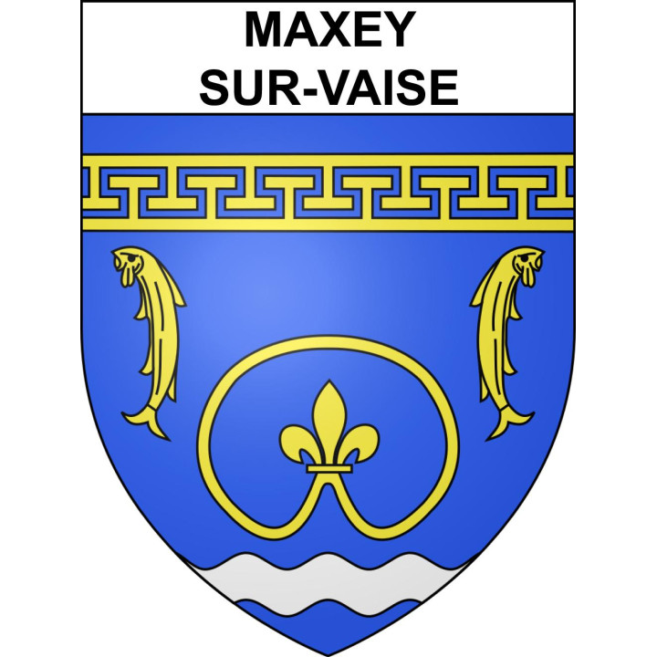 Maxey-sur-Vaise 55 ville sticker blason écusson autocollant adhésif