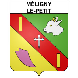 Méligny-le-Petit Sticker wappen, gelsenkirchen, augsburg, klebender aufkleber